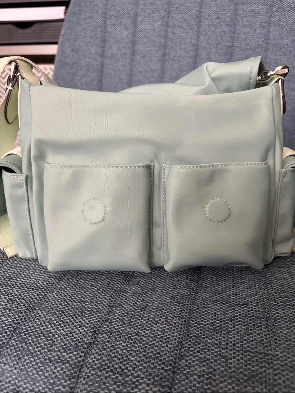 kate spade Carter nylon cargo messenger bag and matching medium bifold wallet
